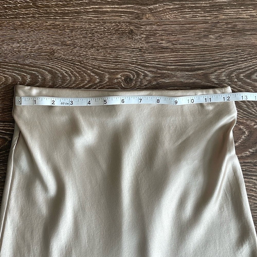 Quince 100% Silk Midi Skirt, Size XS